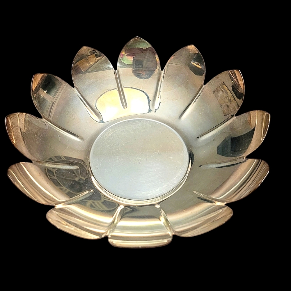 Vintage Reed and Barton silver lotus